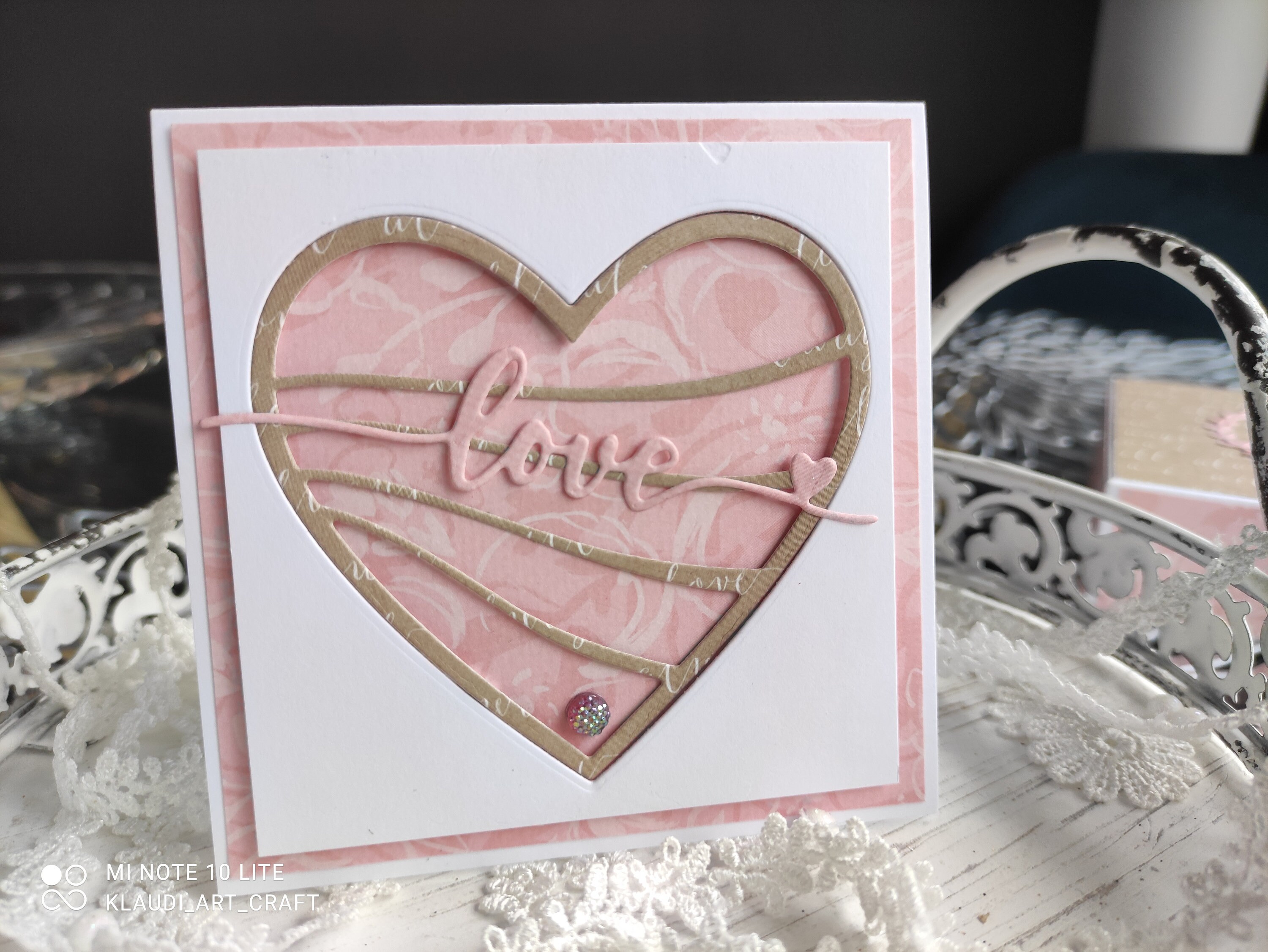 Love Notecards With Envelopes Set of 6, Small Cards for Love Messages ...