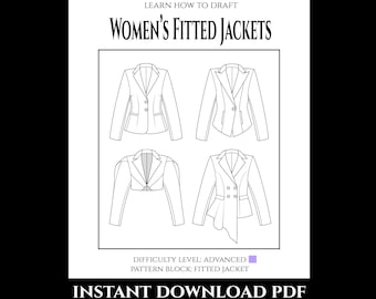 Patternmaking Guide: Women's Fitted Jackets Instant Download PDF