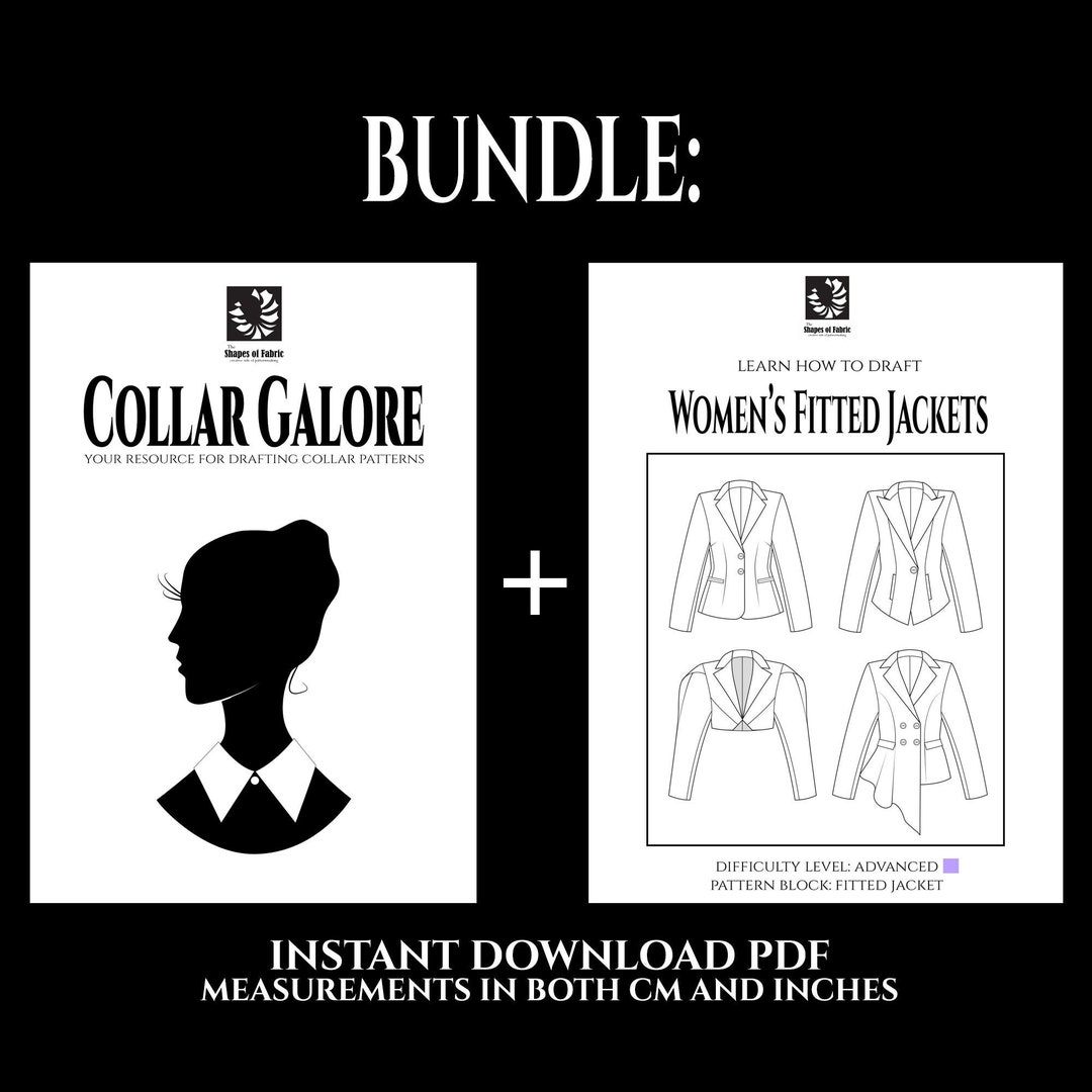 Patternmaking Guide Bundle: Women's Fitted Jackets + Collar Galore ...