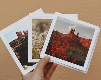 Blanco fotografiewenskaarten medium formaat