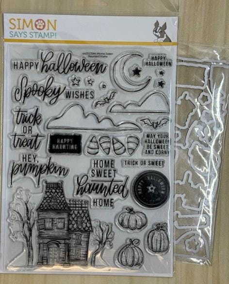 Simon Says Stamp Home Sweet Haunted Home stempel- en stempelset (49-delig)