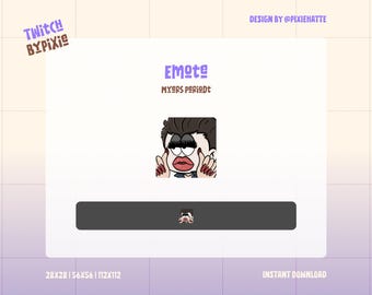 Michael Myers Periodt-emote | Leuke Twitch-emote | Voor streamers