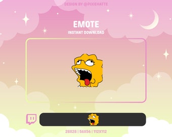 Lisa Simpson Drool Emote (The Simpsons) | Emote | Twitch Emote | Twitch | Meme