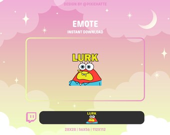 Spongebob Lurk Emote (SpongeBob) | Emote | Twitch Emote | Twitch | Meme