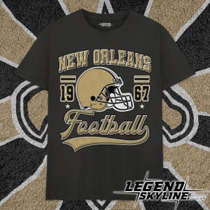 New Orleans Football Vintage Unisex Retro Style Shirt, Gift for New Orleans Fans