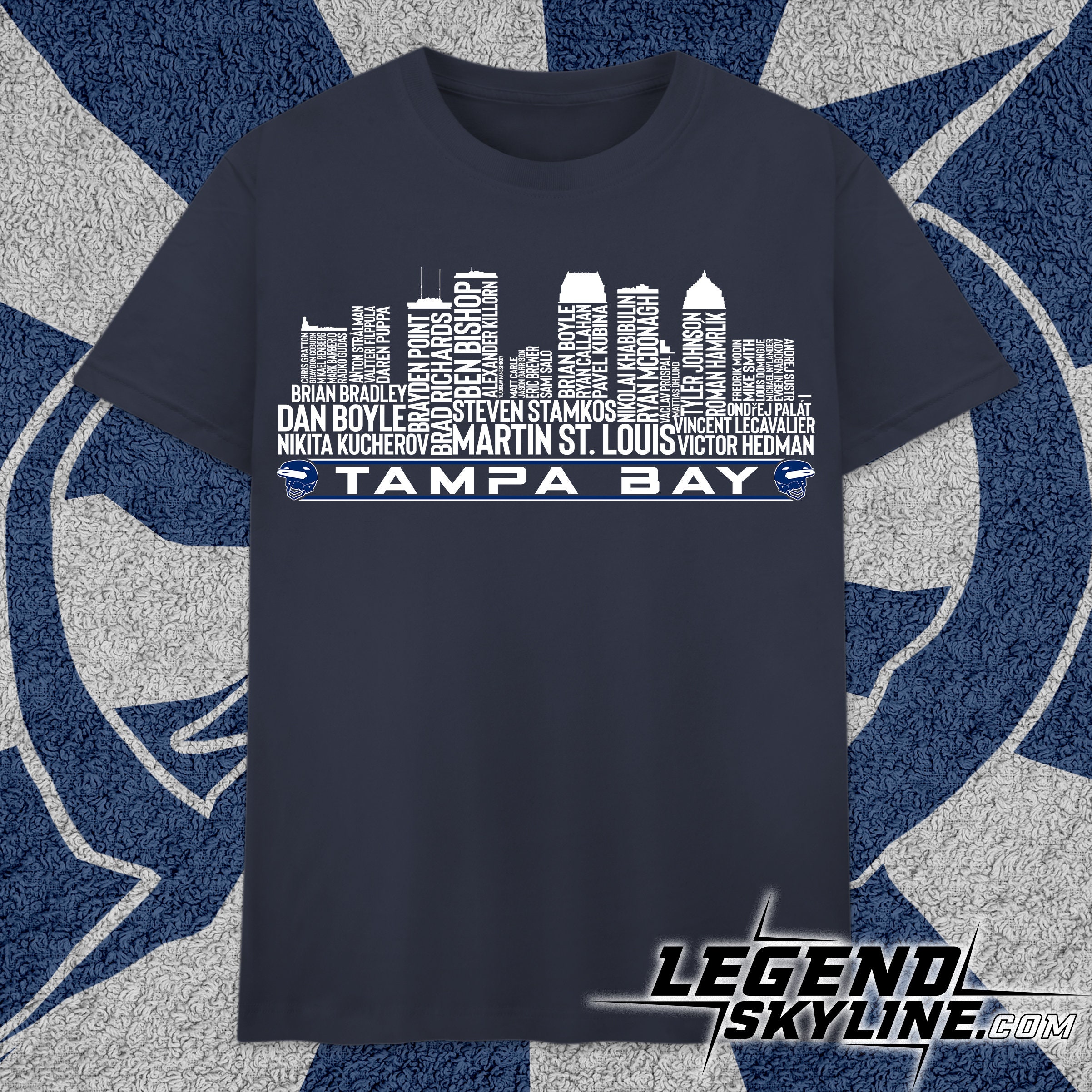 Tampa Bay Lightning - Nikita Kucherov Offset NHL T-Shirt :: FansMania
