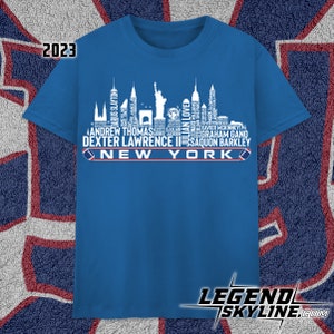 New York Football Team 23 Palyer Roster, New York City Skyline shirt