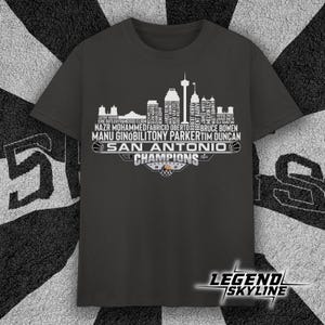 San Antonio Dream Team Basketball Champions 2007, San Antonio City Skyline Shirt