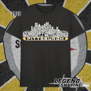 Pittsburgh Football Team 23 Spieler Roster, Pittsburgh City Skyline Shirt