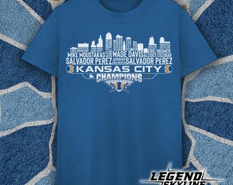 Shirt Kansas City Dream Team Baseball Champions 2015, Kansas City Skyline