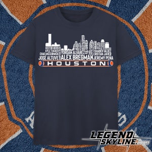 Houston Baseball 2022  Champions Team, Houston City Skyline shirt