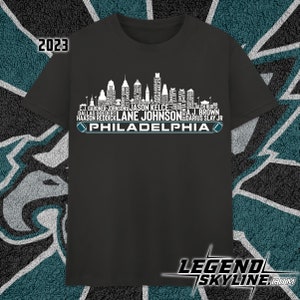 Philadelphia Football Team 23 Spieler Roster, Philadelphia City Skyline Shirt