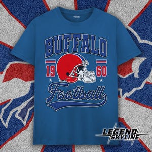 Buffalo Football Vintage Unisex Retro Style Shirt, Gift for Buffalo Football Fans