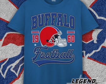 Buffalo Football Vintage Unisex Retro Style Shirt, Gift for Buffalo Football Fans