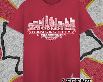 Kansas Dream Team Football  LIV Champions 2020, Kansas City Skyline Shirt