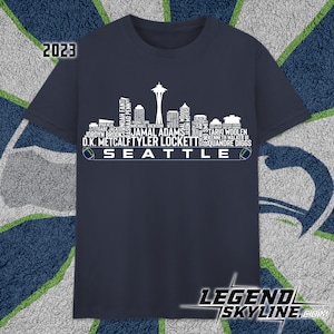 Seattle Football Team All 23 Player Roster, shirt Seattle City Skyline