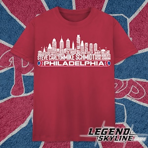 Philadelphia Baseball Team All Time Legends, Philadelphia City Skyline shirt