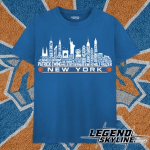 New York Basketball Greatest Of All Time Team Legends, skyline-shirt New York