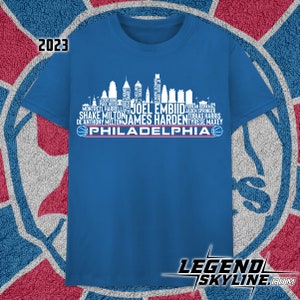 Philadelphia Basketball Team 23 Palyer Roster, Philadelphia City Skyline shirt