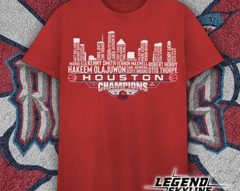 Houston Dream Team Basketball Champions 1994, Houston City Skyline Shirt