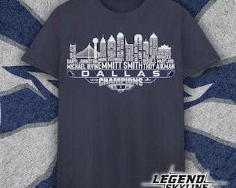 Dallas Dream Team Football XXVIII Champions 1994, Dallas City Skyline Shirt