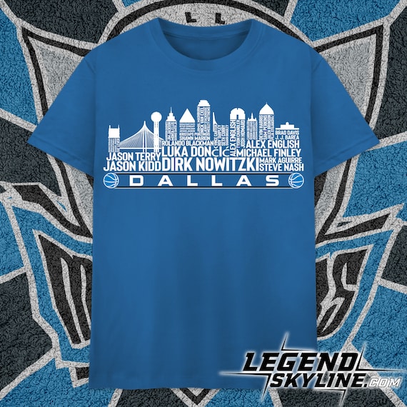 Dallas Mavericks NBA Basketball Dallas City Skyline Shirt, hoodie