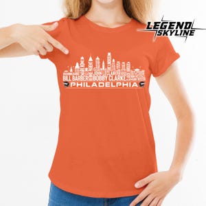 Koszulka Philadelphia City Skyline, najwspanialsza drużyna wszech czasów, Philadelphia Hockey Legends zdjęcie 5