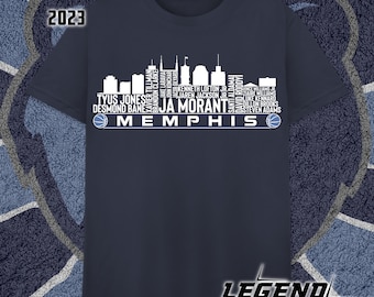 Memphis Basketball Team 23 Player Roster, Memphis City Skyline shirt