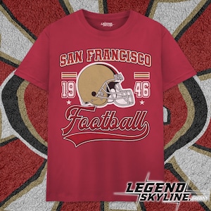 San Francisco Football Vintage Unisex Retro Style Shirt, Gift for San Francisco Fans
