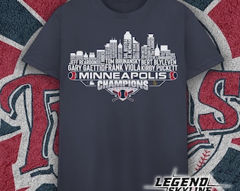 Minnesota Dream Team Baseball Champions 1987, Minneapolis City Skyline Shirt