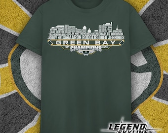 Green Bay Dream Team Football XLV Champions 2011, Green Bay City Skyline Shirt