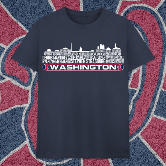 Washington Baseball Team All Time Legends Washington D.C Etsy