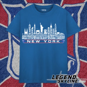 New York R Hockey Greatest Of All Time Team Legends, New York City Skyline Shirt