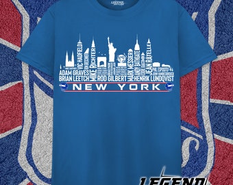 Koszulka New York R Hockey Greatest Of All Time Team Legends, New York City Skyline