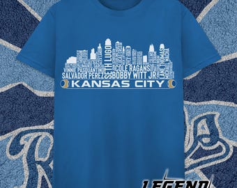 Kansas City Baseball Team Current Roster Kansas City Skyline Shirts