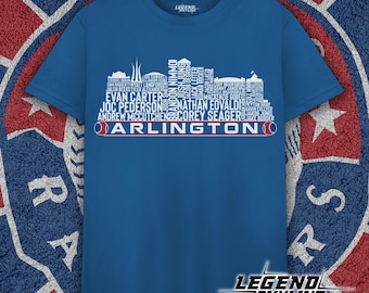 Arlington Baseball Team Current Roster Arlington City Skyline Shirts