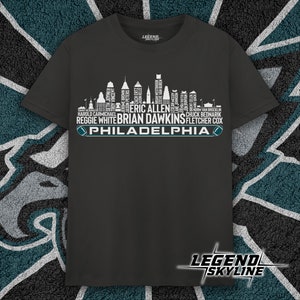 Philadelphia Fussball Größte aller Zeit Team Legenden, Philadelphia City Skyline Shirt