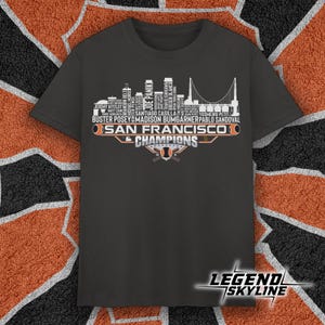 San Francisco Dream Team Baseball Champions 2014, San Francisco City Skyline Shirt