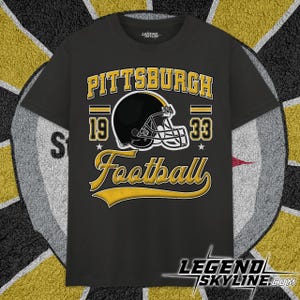 Pittsburgh Football Vintage Unisex Retro Style Shirt, Gift for Pittsburgh Fans