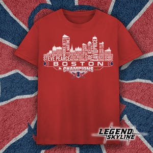 Boston Dream Team Baseball Champions 2018, Boston City Skyline Shirt