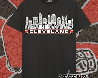 クリーブランド・フットボール史上最高のチームレジェンド、クリーブランド・シティ・スカイライン・シャツ