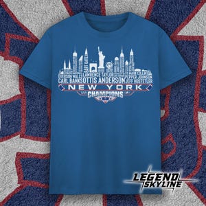 New York Dream Team Football XXV Champions 1991, New York City Skyline Shirt