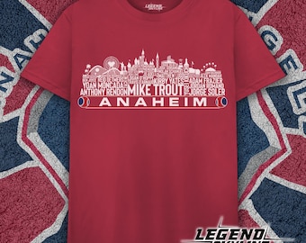 Los Angeles Baseball Team Current Roster Los Angeles City Skyline Shirts