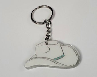 Cowboy Hat Keychain - Etsy Australia
