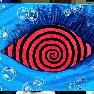 Psychedelic Eye 3.0 - Acrylic on Canvas - 8”x 10”