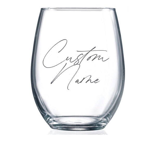 Wine Glass Stickers Etsy