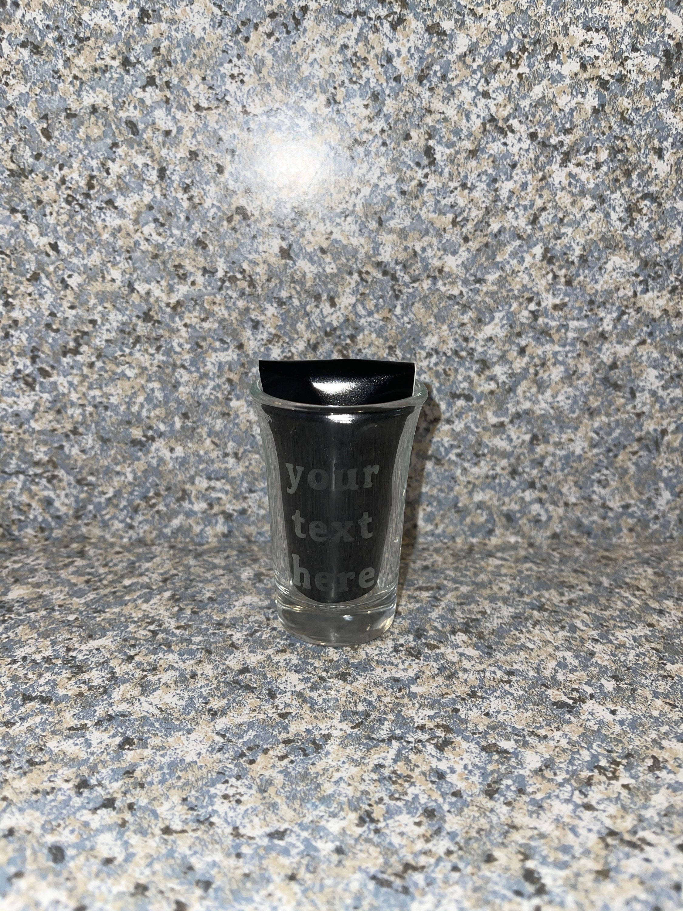Personalized Etched Shot Glass Custom Engraved Shot Glass Etsy