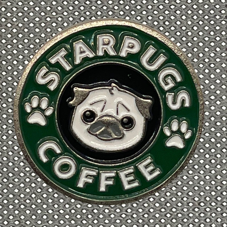 Pug Coffee Pin image 2