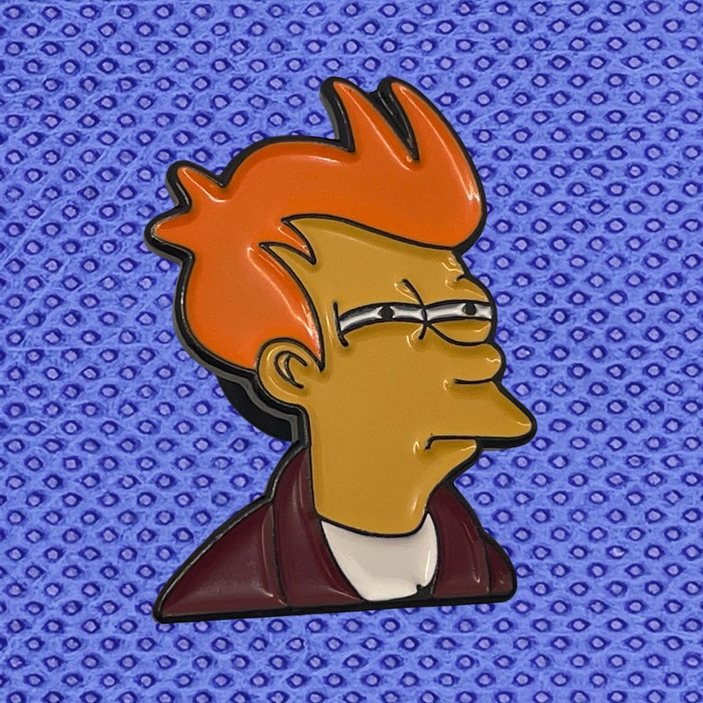 Fry the Space Boy Futurama Enamel Pin image 3