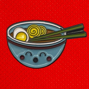 Ramen Noodle Bowl Pin image 1